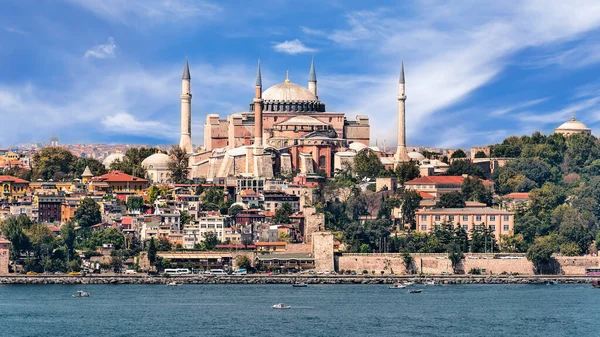 Widok Hagia Sophia Święta Mądrość Była Greckokatolicka Bazylika Patriarchalna Kościół — Zdjęcie stockowe