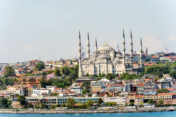 Panoramablick Auf Die Als Blaue Moschee Bekannte Sultan Ahmed Moschee — Stockfoto