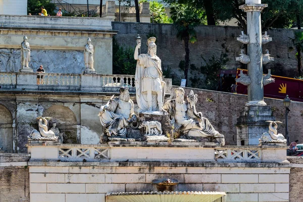 Rome Italy Sept 2014 View Fountain Pincio Called Fontana Della — Stock Photo, Image