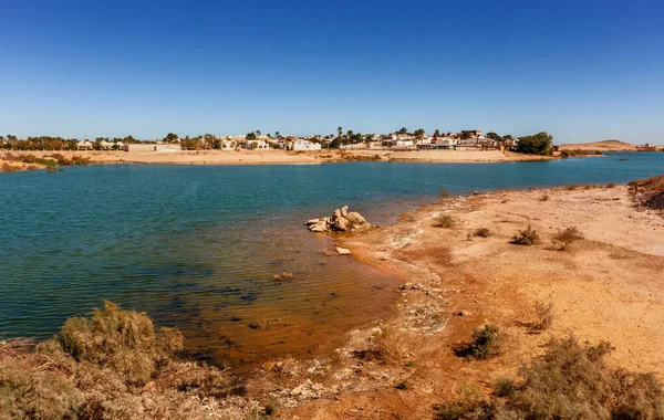 Abu Simbel Egypt January 2015 Bank River Nile Small Egyptian — Stock Photo, Image