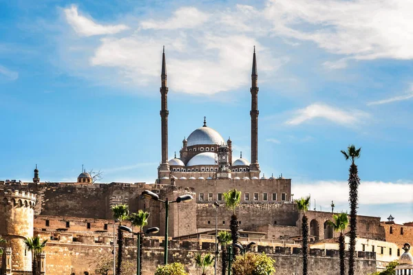 View Walls Saladin Citadel Mosque Cairo Egypt — Stock Photo, Image