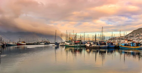 Kapstadt Südafrika Mai 2015 Blick Auf Die Fischerboote Der Hout — Stockfoto