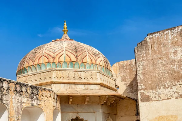 Amer Amber Fort Taki Bina Detayları Rajasthan Hindistan Daki Amer — Stok fotoğraf