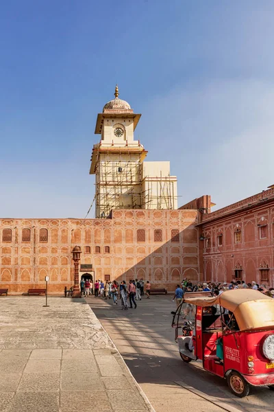 Jaipur Rajasthan Índia Nov 2019 Turistas Que Visitam Palácio Cidade — Fotografia de Stock