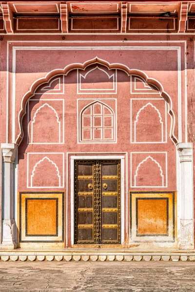 View Doors Jaipur City Palace Jaipur Rajasthan India — Stock Photo, Image