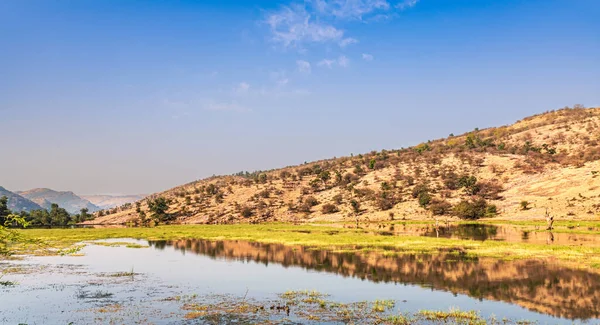 Paisagem Parque Nacional Ranthambhore Rajasthan Índia — Fotografia de Stock