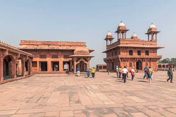 Agra Indien Nov 2018 Touristen Besuchen Hall Private Audience Die — Stockfoto