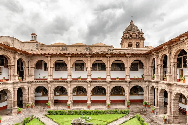 Cusco Peru April 2019 Courtyard Convent Order Our Lady Mercy位于秘鲁库斯科市历史中心的Espinar广场 — 图库照片