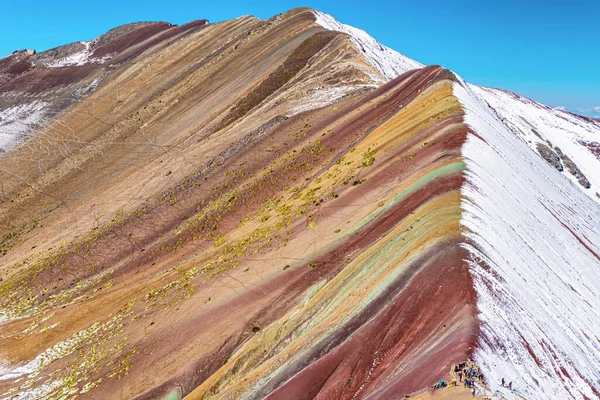 Landschaft Rund Die Trekkingroute Vinicunca Region Cusco Peru Montana Siete — Stockfoto