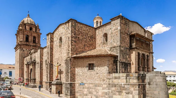 Куско Перу Апреля 2019 Года Вид Колониальную Структуру Церкви Монастыря — стоковое фото
