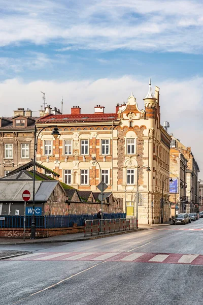 Cracow Poland Feb 2019 View Historic Buildings Old Town Cracow — Stock Photo, Image