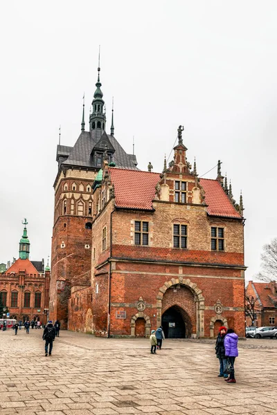 Гданськ Польща Лютого 2019 Вид Історичній Будівлі Раніше Знаходилася Тортурна — стокове фото