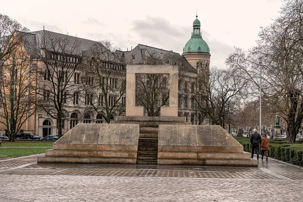 Hanover Germany Jan 2019 Memorial Murdered Jews Hanover Opernplatz Square — Stock Photo, Image