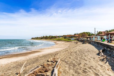 Landscape view at the beach in Las Tablas, Azuero Peninsula, Panama. clipart