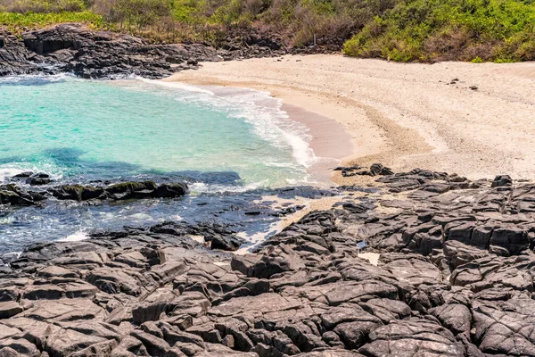 Vista Paisagem Praia Ilha Iguana Localizada Oceano Pacífico Costa Península — Fotografia de Stock
