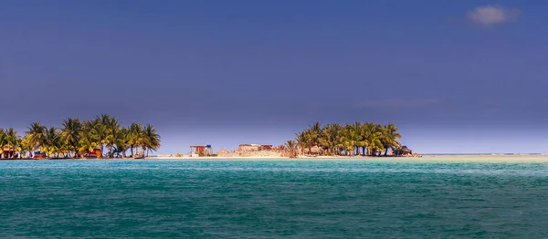 Hermosa Isla Solitaria San Blas Territorio Políticamente Autónomo Guna Panamá —  Fotos de Stock