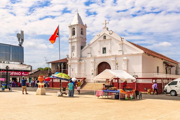 Las Tablas Panamá Enero 2020 Vista Fachada Iglesia Santa Librada — Foto de Stock