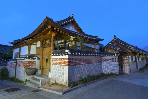 北村韓屋村ソウル 南朝鮮の韓国様式の建築 — ストック写真