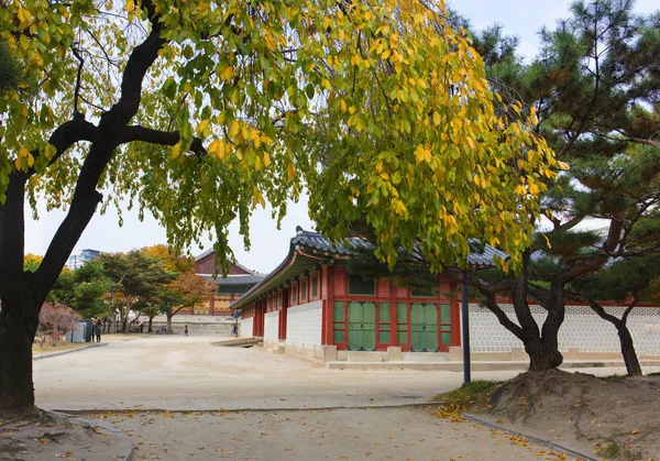 Palazzo Deoksugung Autunno Seoul Corea Del Sud — Foto Stock