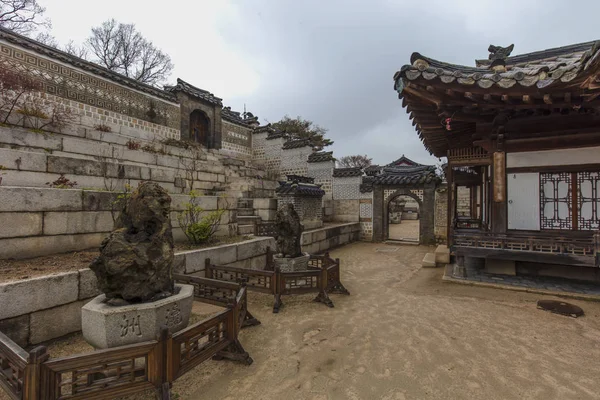 Korea Altes Haus Namsangol Hanok Dorf Seoul Südkorea — Stockfoto