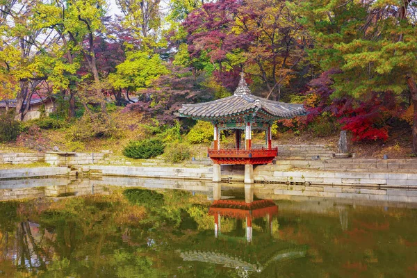 Changdeokgung Palace Outono Seul South Kore Imagem De Stock