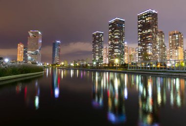 Central Park'ta Songdo Incheon, Güney Kore.
