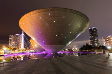 Central Park'ta Songdo Incheon, Güney Kore.