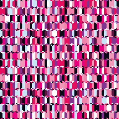 Dikişsiz mozaik arka plan. Geometrik kompozisyon.