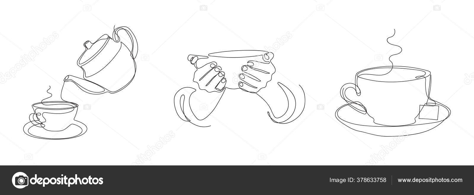 A Cup Of Tea In The Hands Tea Cups Tea Party Stock Vector Image By C Tutsi N