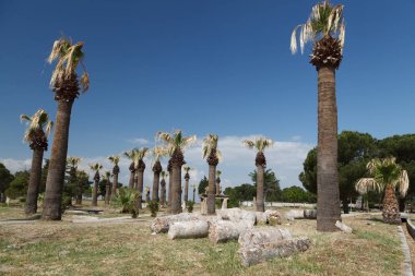 Hierapolis antik kenti harabeleri. Pamukkale. Türkiye.