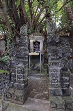 Tapınak deniz, balıkçıların savunucuları, Sanur şehir, Bali Adası, Endonezya tanrısına karmaşık