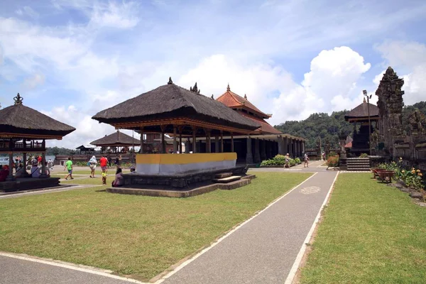 Complexo Templo Ulun Danu Lago Beratan Sopé Monte Tapak Uma — Fotografia de Stock