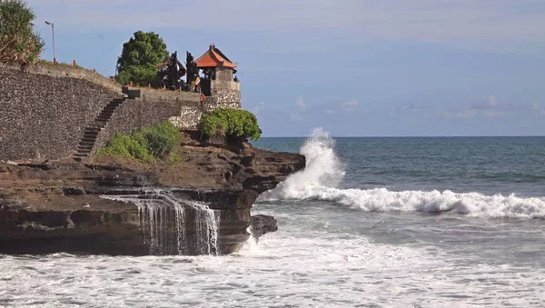 Pura Tanah Lot Most Famous Temple West Bali Indonesia Can — Stock Photo, Image