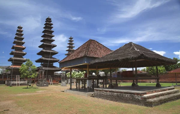 Templo Pura Meru Pura Meru Templo Más Grande Lombok Indonesia — Foto de Stock