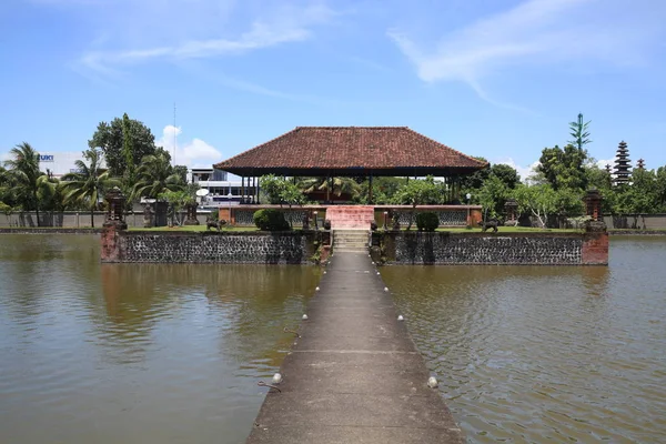 Templo Complexo Território Palácio Água Mayur Ilha Lombok Indonésia — Fotografia de Stock