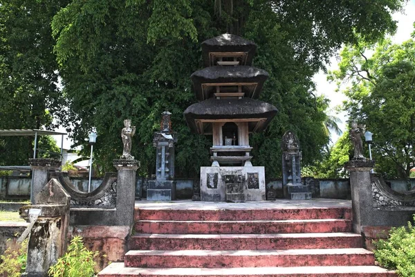 Tempelkomplex Territorium Mayur Vattenpalatset Lombok Indonesien — Stockfoto