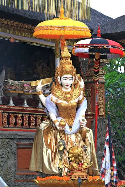 Templo Hindú Taman Saraswati Dedicado Diosa Sabiduría Devi Saraswati Uno — Foto de Stock