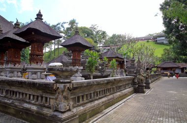 Pura Tirta Empul - kutsal su Tapınağı Ubud, Bali Adası, Endonezya çevresinde bulunan