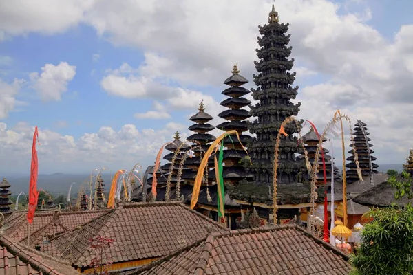 Pura Besakikh Kompleks Świątyń Usytuowany Zboczu Wulkanu Agung Wysokości 1000 — Zdjęcie stockowe