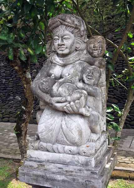 Sculture Statue Nel Territorio Pura Tirta Empul Tempio Dell Acqua — Foto Stock