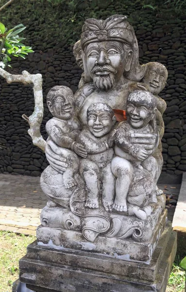 Sculture Statue Nel Territorio Pura Tirta Empul Tempio Dell Acqua — Foto Stock