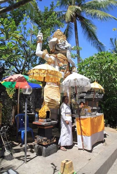 Tempio Indù Sulla Strada Parte Settentrionale Bali Indonesia — Foto Stock