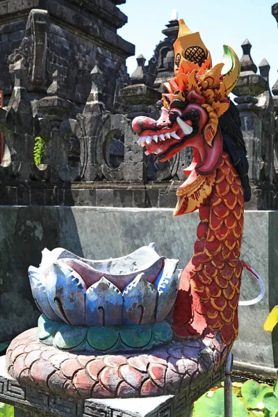 Tempio Indù Sulla Strada Parte Settentrionale Bali Indonesia — Foto Stock