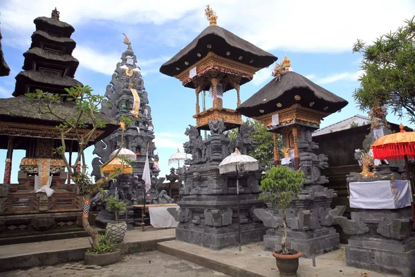 Hindu Tapınağı Pura Luhur Batukaru Tabanan Bali Endonezya Içinde Tapınağın — Stok fotoğraf