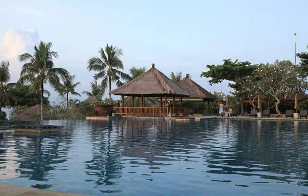 Venkovní Bazén Bali Indonésie — Stock fotografie