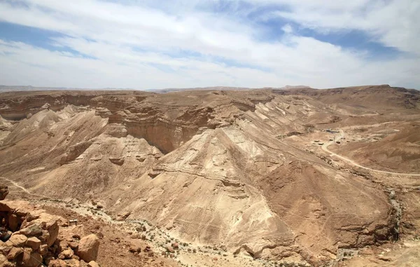 View Fortress Masada Desert State Israel — Stock Photo, Image