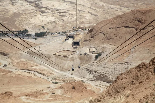 View Fortress Masada Desert State Israel — Stock Photo, Image