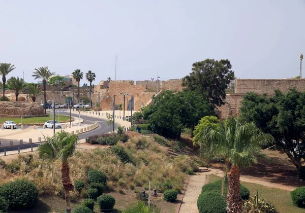 Enge Gassen Von Acre Die Antike Stadt Des Staates Israel — Stockfoto