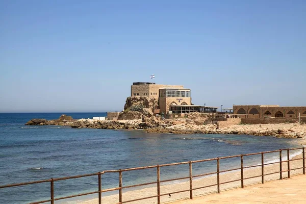 Caesarea Filistin Modern Srail Akdeniz Kıyısında Yer Alan Antik Kentinde — Stok fotoğraf