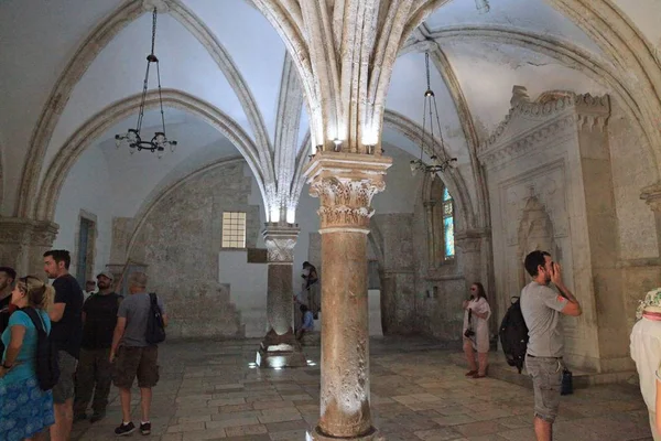 Room Temple Holy Sepulcher Last Supper Jesus Christ Apostles Took — Stock Photo, Image